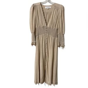 Elliatt Linen Blend Midi Dress